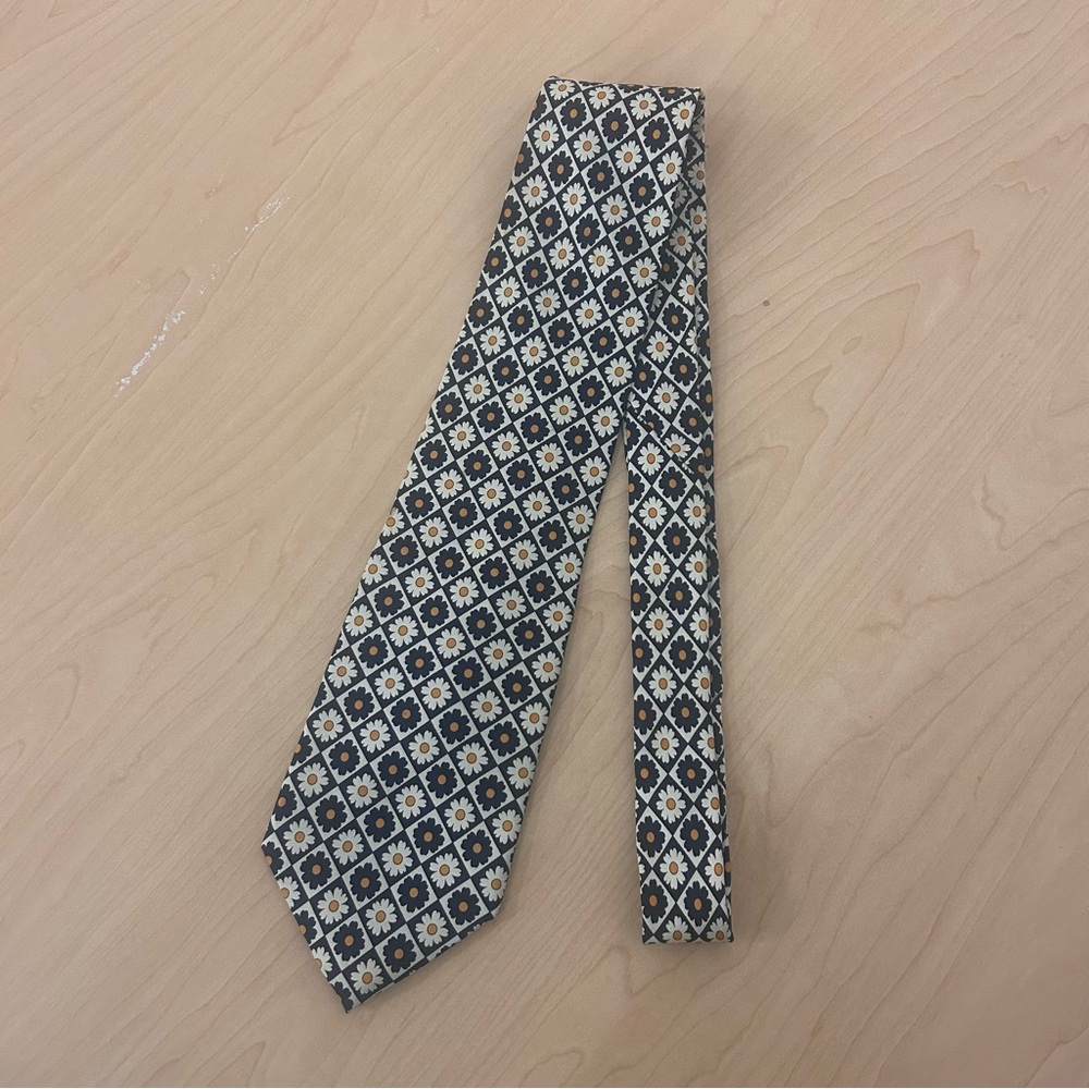 J Crew Floral Tie